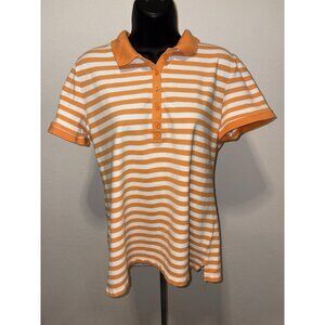 Covington Sport Classic Fit Women Large Top Blouse Short Sleeve Casual